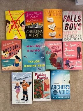 $10 - Romance novels (or 3 for $21)